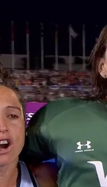 Emotivo: así sonó el himno argentino en el partido de Las Leonas vs. Países Bajos por el Mundial de Hockey