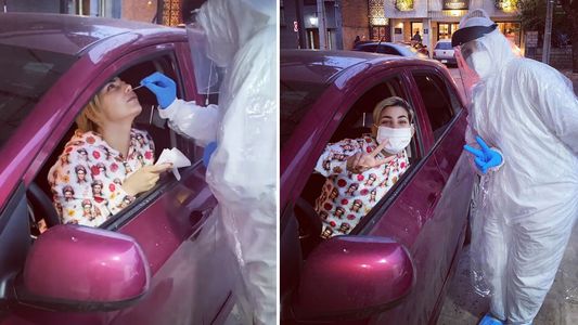 Jessica Servín mostró el paso a paso de su hisopado