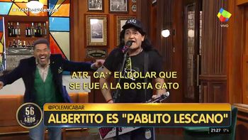 Albertito y una impecable versión de Me vas a extrañar dedicada al dólar