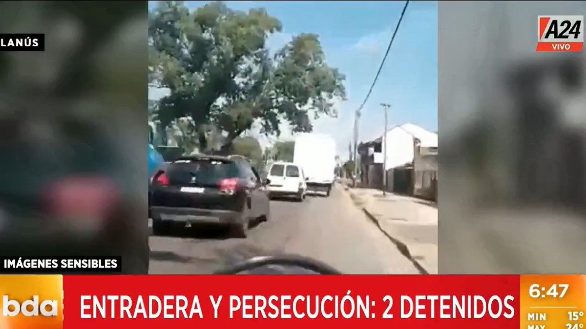Los malhechores fuero detenidos&nbsp; tras un operativo cerrojo en Bernal Oeste.&nbsp;