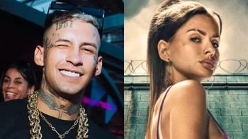 Se filtró una foto de L-Gante en la cama del camarín de la China Suárez