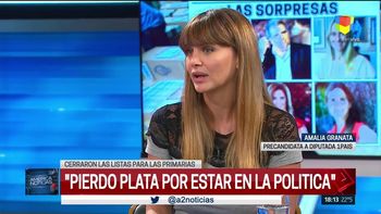 Amalia Granata: Cristina debería haberse retirado y Macri me da temor