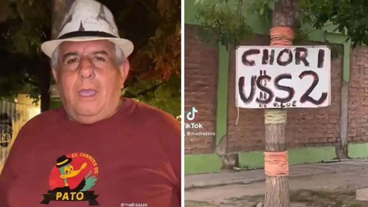 Se cansó de la inflación: vende choripanes a dos dólares y se hizo viral en TikTok