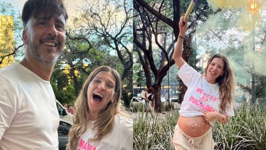A punto de ser mamá, Macarena Rinaldi se recibió de psicóloga: así lo celebró junto a Fede Hoppe