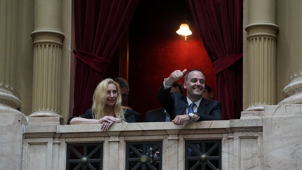 Ley Ómnibus: Karina Milei y Manuel Adorni