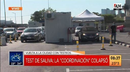 Colapsó el sistema de testeo para la vuelta de turistas a la Ciudad