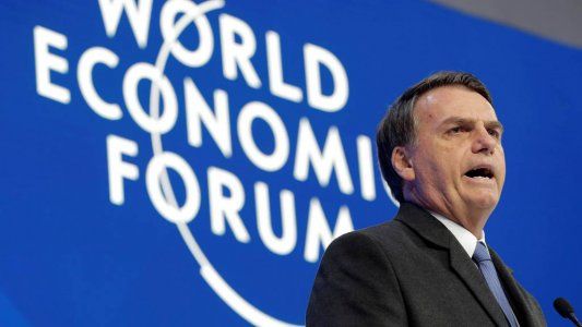 Bolsonaro debutó en Davos, criticó a la izquierda y aseguró que buscará que Brasil ingrese al mundo