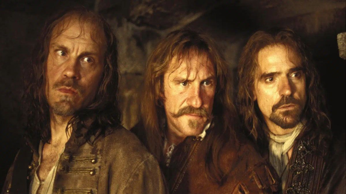 Como uno de los tres mosqueteros en "el hombre de la m&aacute;scara de hierro". (Foto: Gentileza dialectika)