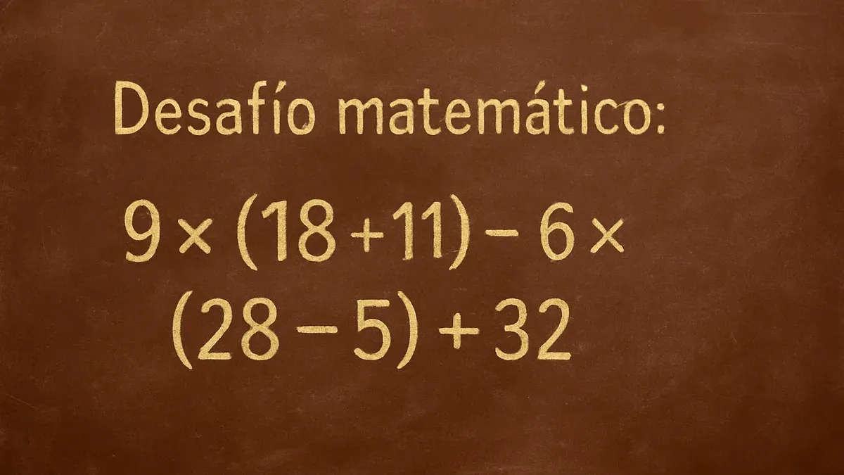 La regla esencial para resolver este desafío matemático es conocido como PEMDAS (por sus siglas en inglés) o jerarquía de operaciones.