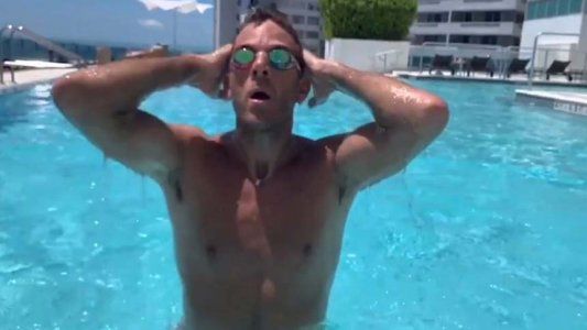 Del Potro mostró los avances de su recuperación a dos meses de la operación de rodilla