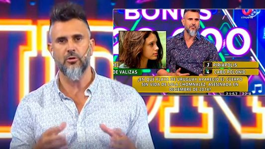 Leo Montero, dolido durante el pedido de disculpas por incluir en un juego una pregunta del femicidio de Lola Chomnalez