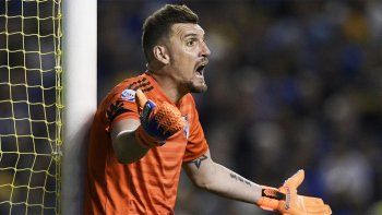 Armani llevó tranquilidad a River tras su distensión muscular: No es nada grave