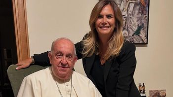 Amalia Granata y Leo Squarzon conocieron al Papa Francisco y les concedió el pedido más especial: Gracias Dios