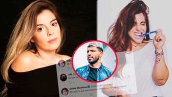 Dalma Maradona se metió en medio del escándalo de su hermana y el Kun Agüero