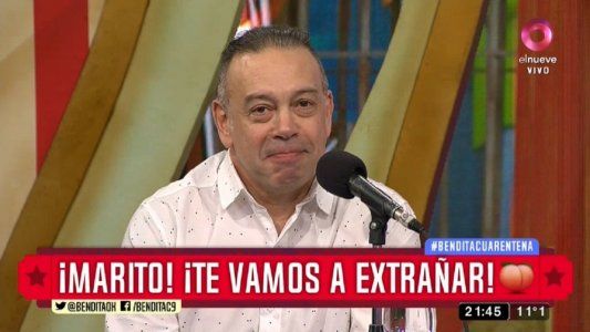 Marito de Candia se fue de Bendita: emoción al aire y reunión post programa