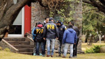 Con un amplio operativo, retoman el allanamiento a la casa de Cristina Kirchner en El Calafate