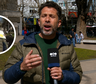 Agredieron al meteorólogo Daniel Roggiano durante un móvil en vivo de Telefe: el video
