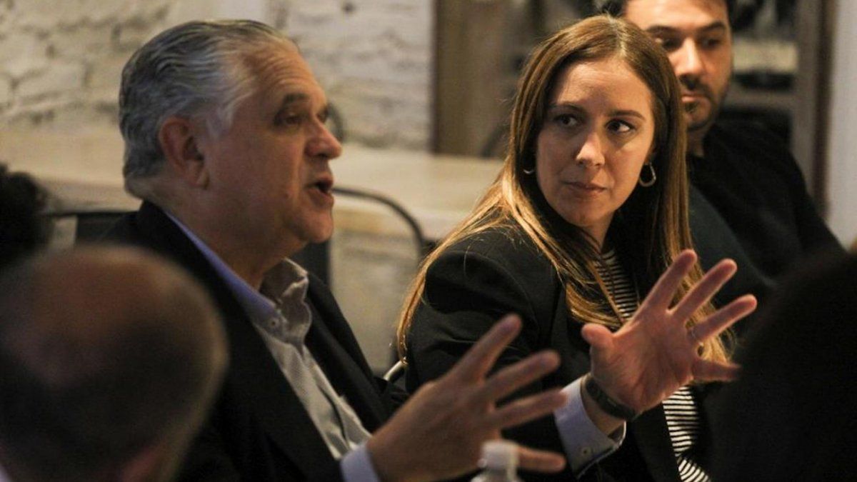 Al día siguiente del debate, María Eugenia Vidal protagonizó un encuentro con Ricardo López Murphy.