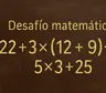 Desafío matemático: ¿en cuánto tiempo lo podés resolver?