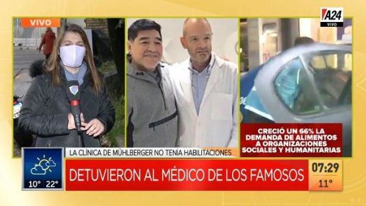 Rubén Mühlberger está detenido en una comisaría en Caballito