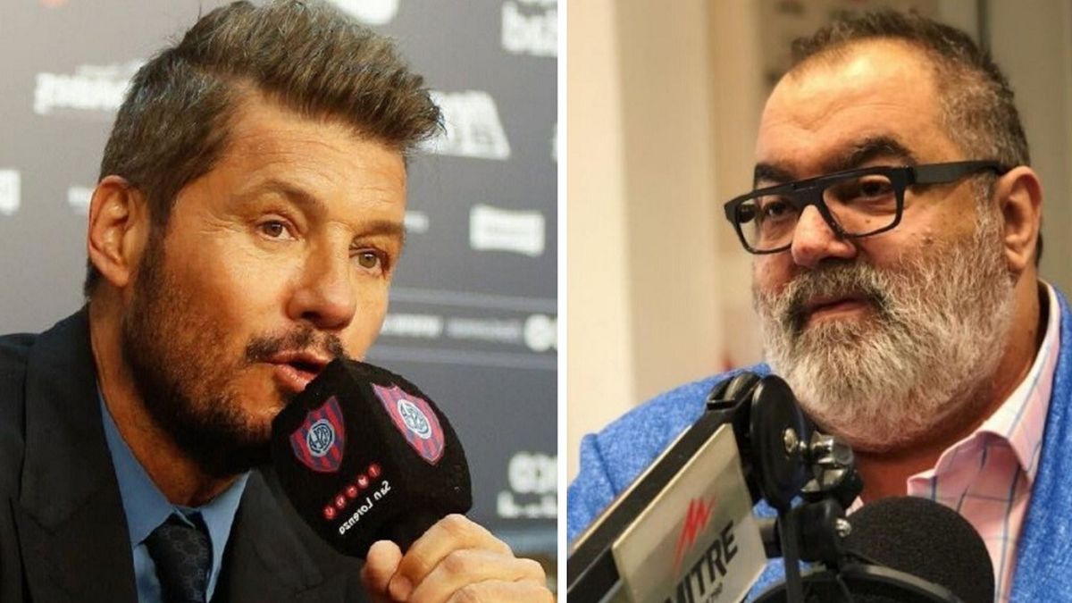 -Marcelo Tinelli y Jorge Lanata-