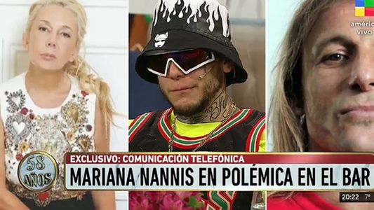 Mariana Nannis muy fuerte contra Claudio Caniggia en Polémica en el bar