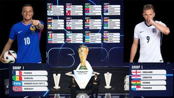 Mundial 2026: Los grupos de la muerte de los que zafó la Scaloneta
