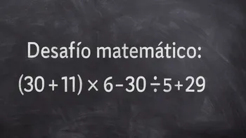 Desafío Matemático: ¿resolvés bien esta cuenta con paréntesis?