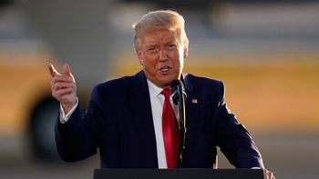 Donald Trump habló en el aniversario de los atentados del 11-S y criticó a Joe Biden