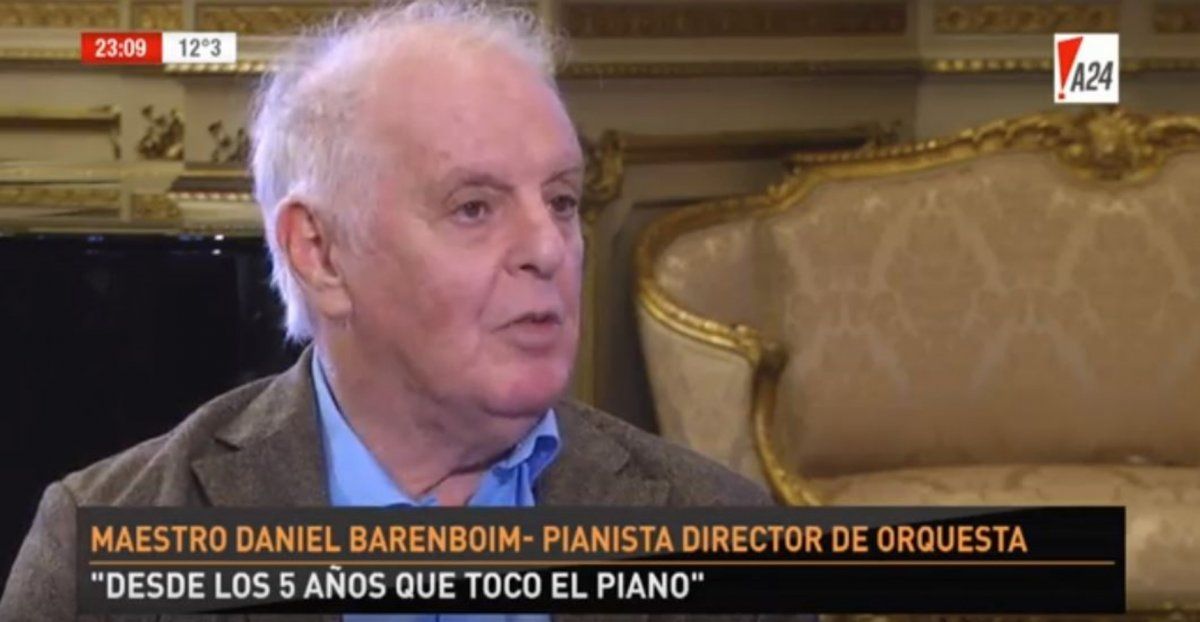 Barenboim sobre el país: La atmósfera está más negativa que antes, no llega al 2001 pero no estamos tan lejos