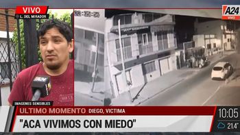 Lomas del Mirador: otra vez, menores en medio de un robo. (Captura de Tv) Lomas del Mirador: otra vez, menores en medio de un robo. (Captura de Tv)