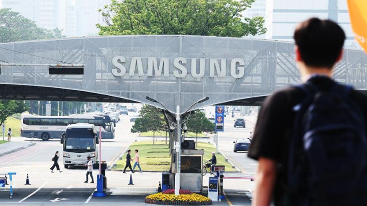 La planta central de Samsung, en la sede principal en Sew&oacute;n, Corea del Sur, en su primer paro de la historia. (Foto: Gentileza Korean Times)