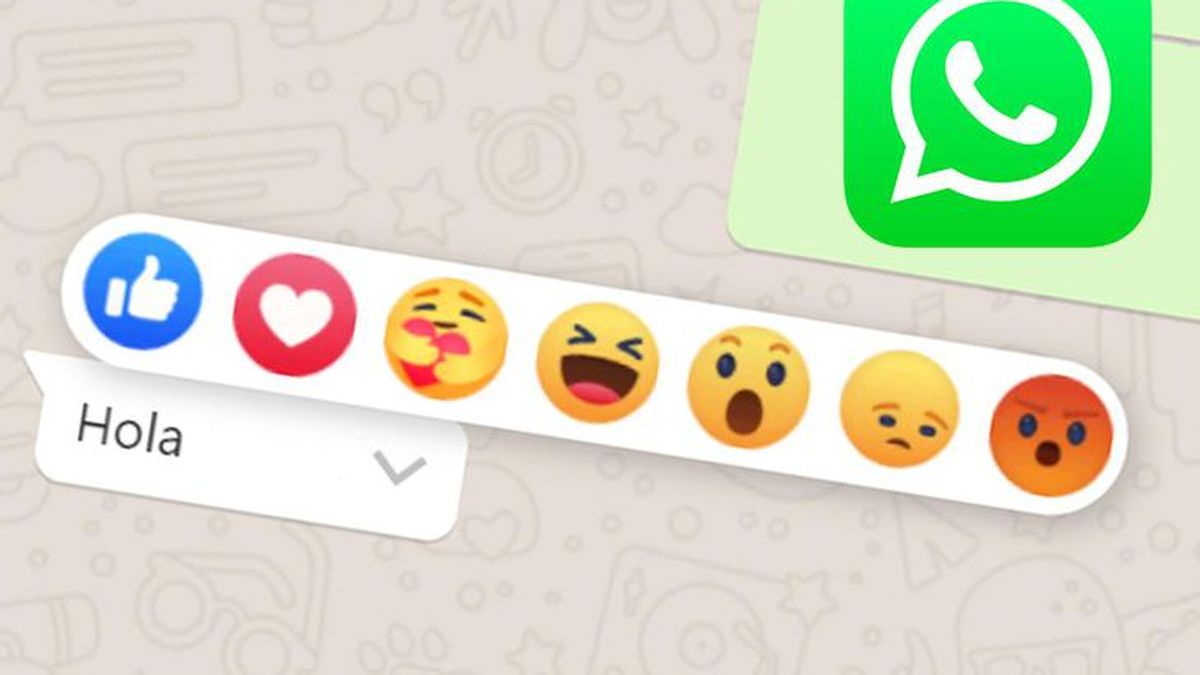 Las reacciones llegarán a los mensajes de Whatsapp