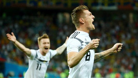 Alemania se lo dio vuelta a Suecia en el último suspiro con un gol inolvidable de Kroos