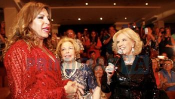 Lizy Tagliani se mostró emocionada y feliz ante la visita de Mirtha Legrand