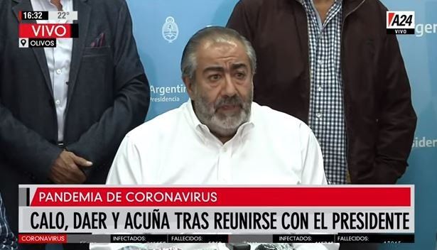 La CGT analizó con el Presidente la conformación de una mesa tripartita para salir del aislamiento