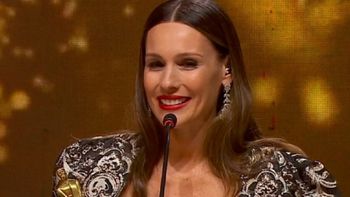 Martín Fierro de cable: el error que se vio al aire cuando ganó Pampita