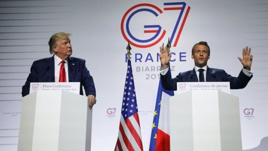 Cumbre del G7: Macron le respondió a Bolsonaro y lo trató de irrespetuoso