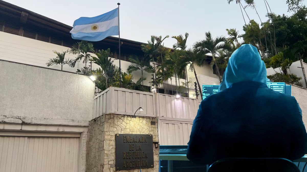 Hackearon la cuenta de la embajada argentina en Venezuela. (Foto: A24.com)