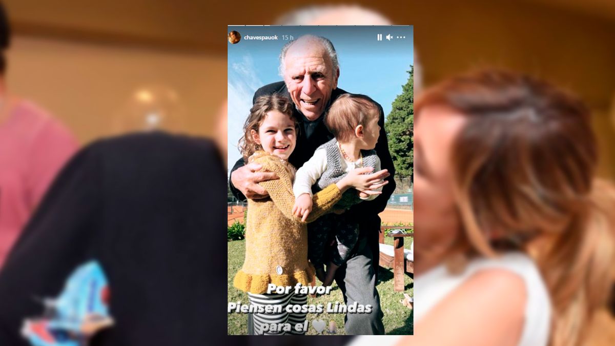 En las redes: Kaki junto a sus bisnietos.