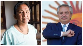 Alberto Fernández suspendió su agenda y viajó a Jujuy para visitar a Milagro Sala