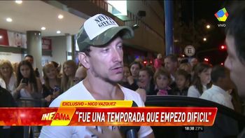 A días de cerrar una temporada difícil, Nico Vázquez le agradeció al público por su cariño