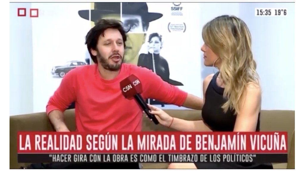 Benjamín Vicuña expresó su apoyo a un candidato para las elecciones presidenciales