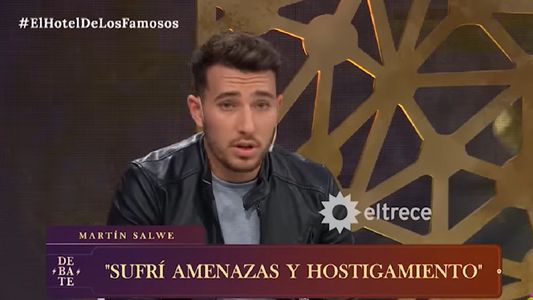 Martín Salwe habló sobre los fuertes mensajes que recibe vía redes por El hotel de los famosos