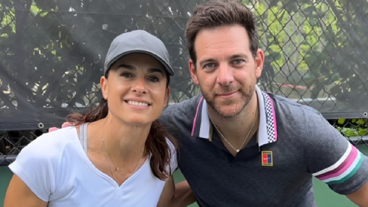 El encuentro de Juan Martín del Potro y Gabriela Sabatini en Madrid: Por más momentos como estos