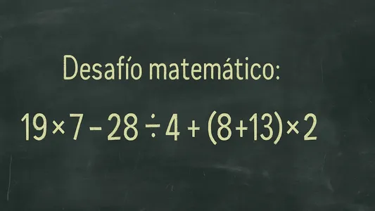 Desafío Matemático: este desafío para resolver sin apurarte