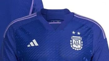 ¡Se filtró! La nueva camiseta suplente de la Selección Argentina para el Mundial Qatar 2022