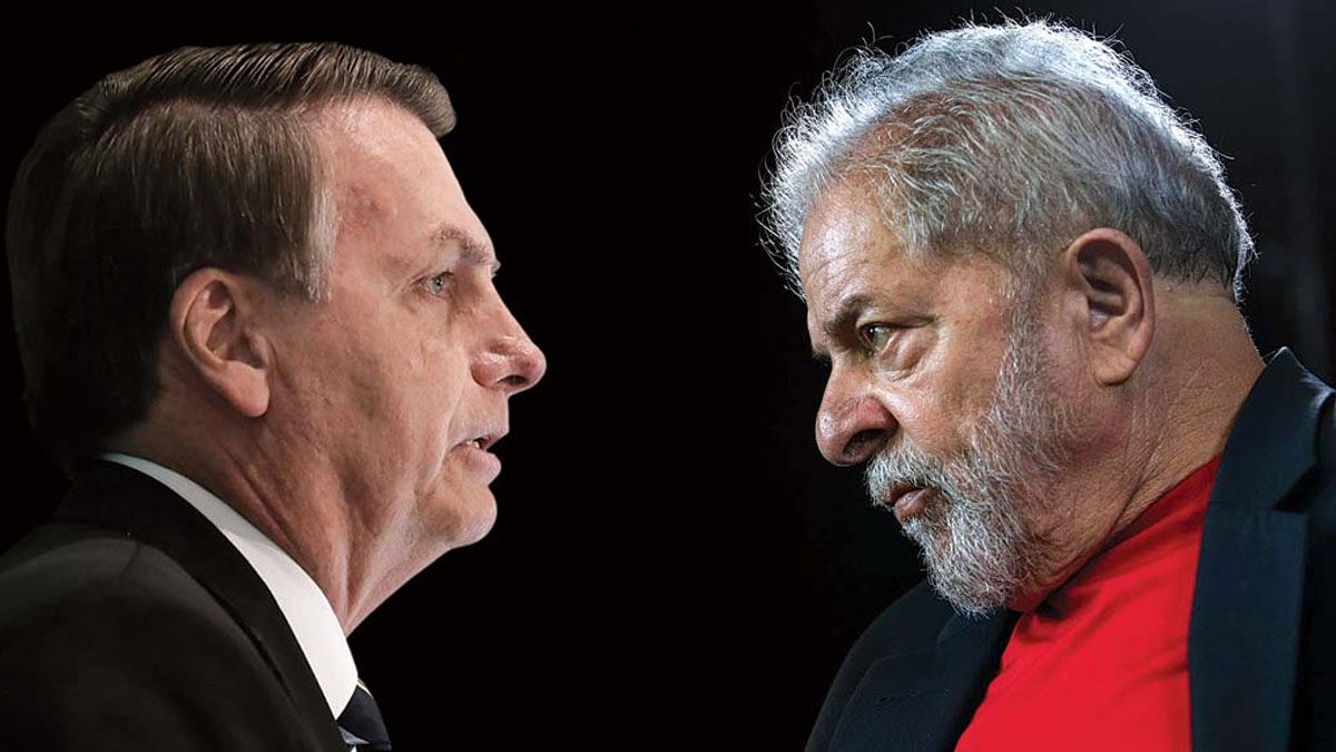 Jair Bolsonaro y Lula da Silva se enfrentan en una elección polarizada (Foto: Archivo).