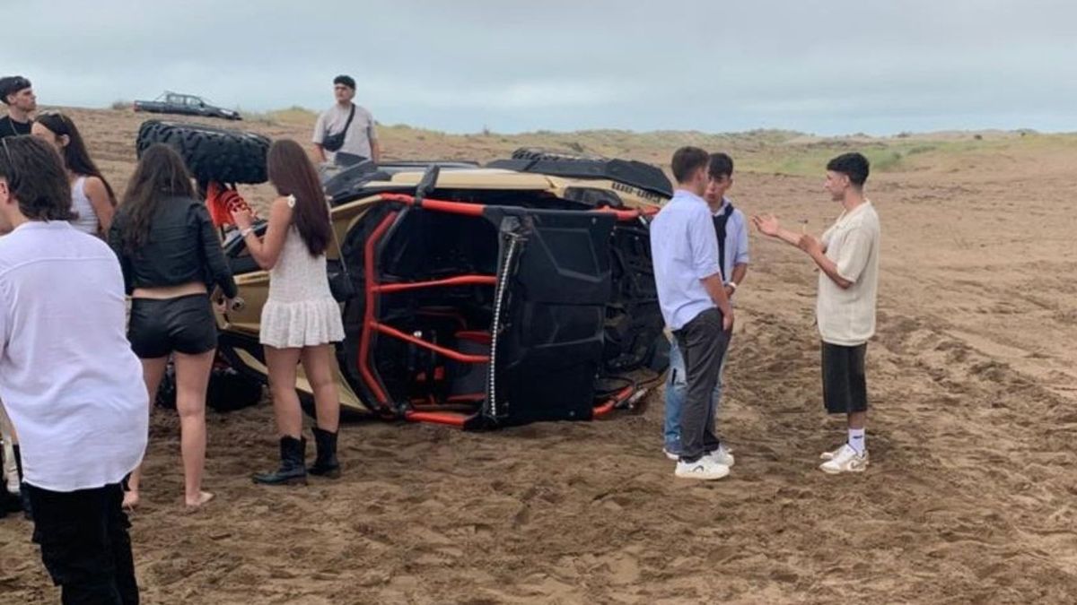 Violento Año Nuevo en Monte Hermoso: lo criticaron por la música alta y reaccionó al estilo relatos salvajes.