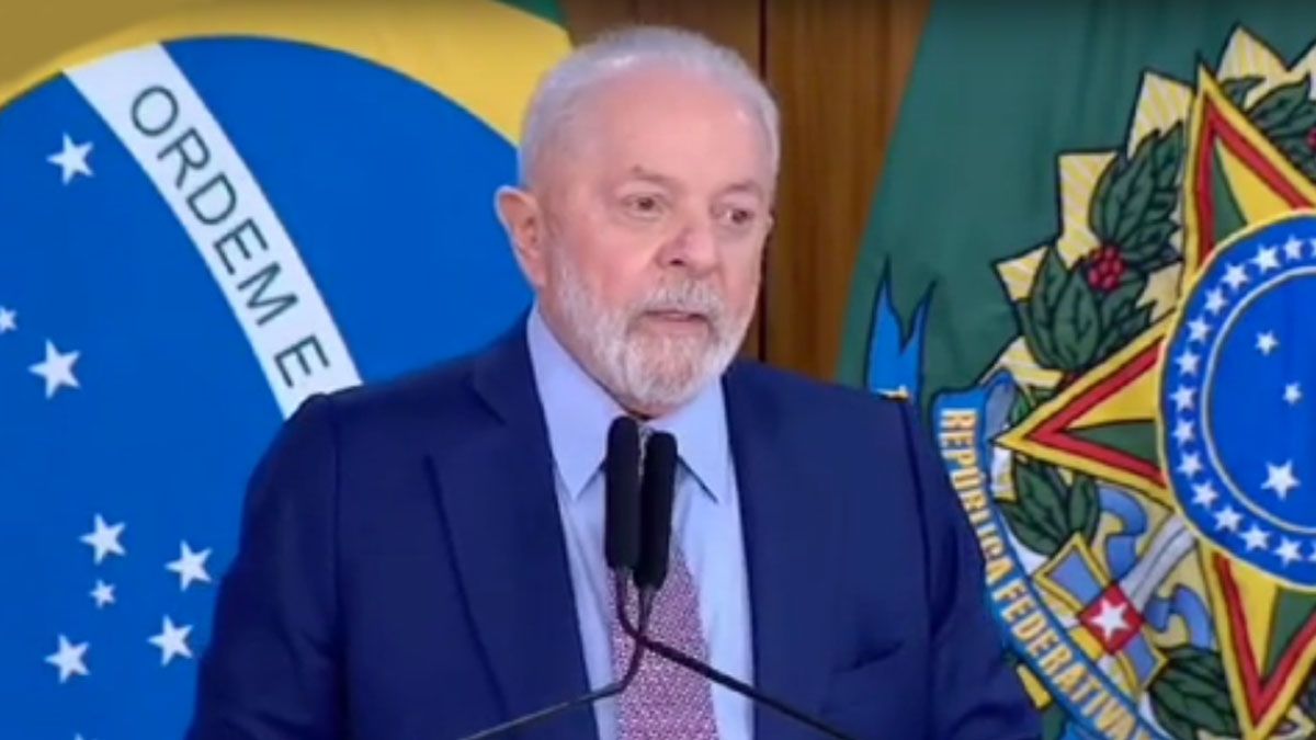 Lula da Silva dispuso que los militares ayuden a la policía en puertos y aeropuertos (Foto: captura de TV).